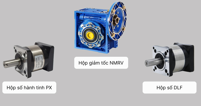 Một số hộp giảm tốc phổ biến dùng cho động cơ bước và servo