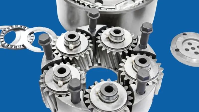 Cấu tạo bánh răng hành tinh giúp phân bố tải trọng đồng đều